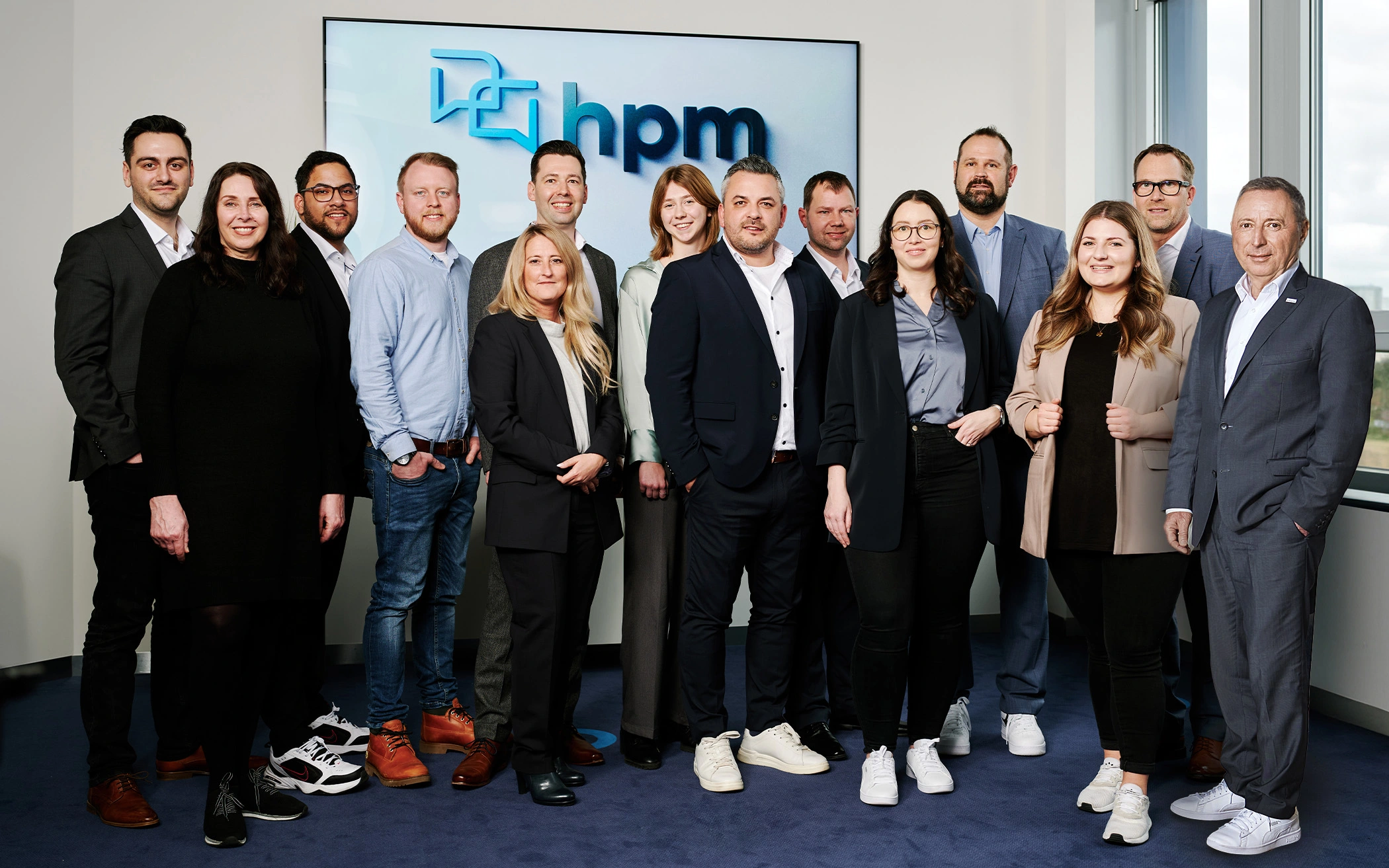 Teamfoto der Mitarbeiter von hpm (Hofmann Projektmanagement)